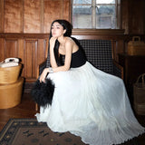 New Zhao Sanguan Small Design Feeling Bra Splicing Dress Dress Woman