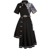 Design Does Not Sleep City Chinese Wind And Man Element Dress Daily Spring And Summer 6496