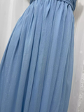 A line Sweetheart Blue Vacation Dress Birthday Dresses SD0033