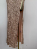 Sheath Halter Sequin Vacation Dress Birthday Dresses SD0034