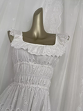 A Line Lace White Vacation Dress Birthday Dresses SD0036