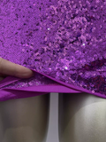 Sheath Grape Sequin Travel Vacation Dress Short Birthday Dress SD0064