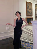 Sheath V neckline Black Velvet Long Prom Dresses Evening Gowns SD1006