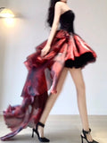 Party Dress Lolita Dress Christmas Dress Burgundy Birthday Dresses SD1124