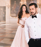 A Line Sweetheart Chiffon Pink Sleeveless Evening Gown Prom Dresses SD1428