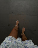 Floral Print Dress Vintage Layered Ruffle Mini Dresses 16th Birthday Dresses SD1443