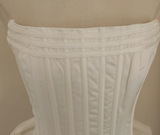 A line Strapless White Travel Vacation Dresses Short Satin Birthday Dress SD148