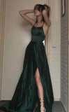 Green Long Prom Dresses Formal Graduation Party Dress Evening Dress SD1514