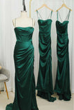 Green Long Prom Dresses Formal Graduation Party Dress Sheath Evening Dress SD1544
