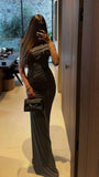 Mermaid Long Prom Dresses Formal Graduation Party Dress Evening Dress SD1666