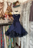 Fashion Ball Gown Navy Blue Short Length Homecoing Birthday Dress Cocktail Dresses SD1891