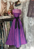 Fashion A line Spaghetti Straps Grape Floor Length Evening Dress Prom Dresses SD1897
