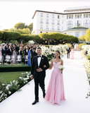 A Line Spaghetti Straps Floor-length Satin Long Pink Evening Dress Prom Dresses SD2033