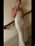 Mermaid Spaghetti Straps Floor-length Sequin Evening Dress Prom Dresses SD2054