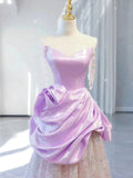 A-line Sweetheart Lilac Long Prom Dress Evening Dress Formal Dress SD2129