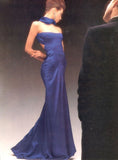 Mermaid Strapless Blue Long Prom Dress Evening Dress Formal Dress SD2168
