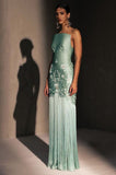 Mermaid Strapless Neckline Green Satin Long Prom Dress Evening Dress Formal Dress SD2173