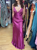 Mermaid Spaghetti Straps Backless Long Prom Dress Evening Dress Formal Dress SD2200