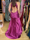 Mermaid Spaghetti Straps Backless Long Prom Dress Evening Dress Formal Dress SD2200