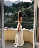 A Line Strapless Long Party Dress Prom Dresses SD2467