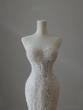Mermaid Sweetheart Lace White Wedding Dresses Brides Dress SD2477