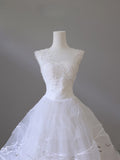 Ball Gown Jewel Neckline Sequin Sleeveless Wedding Dress Bridal Dresses SD2501