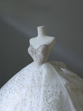 Ball Gown Sweetheart Neckline Sequin Sleeveless Wedding Dress Bridal Dresses SD2502