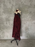 A line Spaghetti Straps Burgundy Long Prom Dresses Birthday Dress For Women SD250