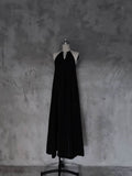 A line Halter Black Long Prom Dresses Birthday Dress For Women SD256