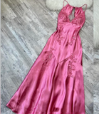 Mermaid Spaghetti Straps Backless Long Party Dresses Prom Dresses SD2710