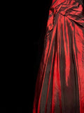 Mermaid Sweetheart Red Taffeta Long Evening Dress Prom Dresses SD2753