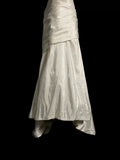 Mermaid Sweetheart Taffeta Ivory Long Wedding Dress Bridal Dresses SD2760