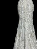 Mermaid V Neckline Lace Ivory Long Wedding Dress Bridal Dresses SD2920