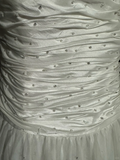 Ball Gown Strapless Tulle White Prom Gown Fairy Prom Dresses SD2932
