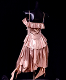 Retro A line Sleeveless Spaghetti Straps Pink Short Prom Dress Birthday Dresses SD500