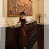 A Line Straps Burgundy Velvet Floral Prom Dresses Birthday Outfits Evening Gown SD864