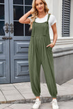 Knotted Strap Overalls with Pockets DJPT