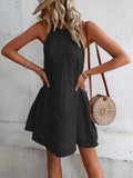 Grecian Neck Mini Dress DJPT