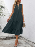 Sleeveless Tiered Dress DJPT