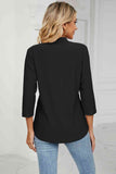 Three-Quarter Sleeve Blouse DJPT