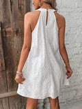 Grecian Neck Mini Dress DJPT