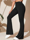 Size High-Waist Flare Active Pants Plus Size DJPT