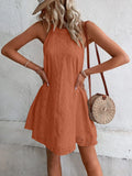 Grecian Neck Mini Dress DJPT