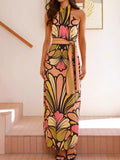 Halter Neck Maxi Cami Dress DJPT