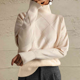 Turtleneck Long Sleeve Sweater DJPT