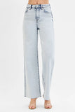Full Size High Rise Wide Leg Jeans Plus Size DJPT
