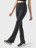 Zipper Detail High Waist Active Pants DJPT