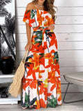 Off Shoulder Maxi Dress DJPT