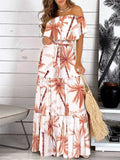 Off Shoulder Maxi Dress DJPT