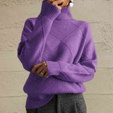 Turtleneck Long Sleeve Sweater DJPT